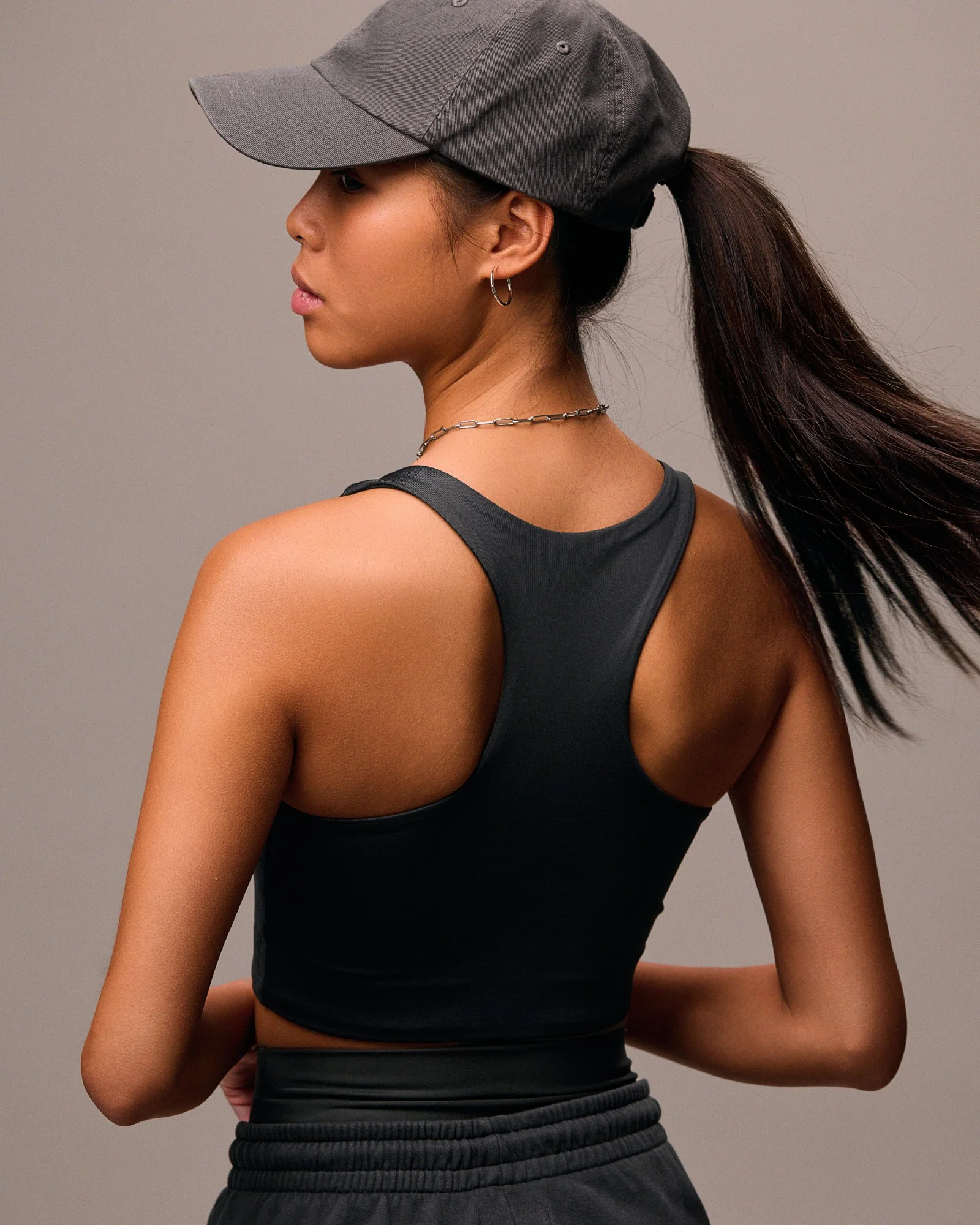 Active Cropped Bra - Dark Amber - Image 5