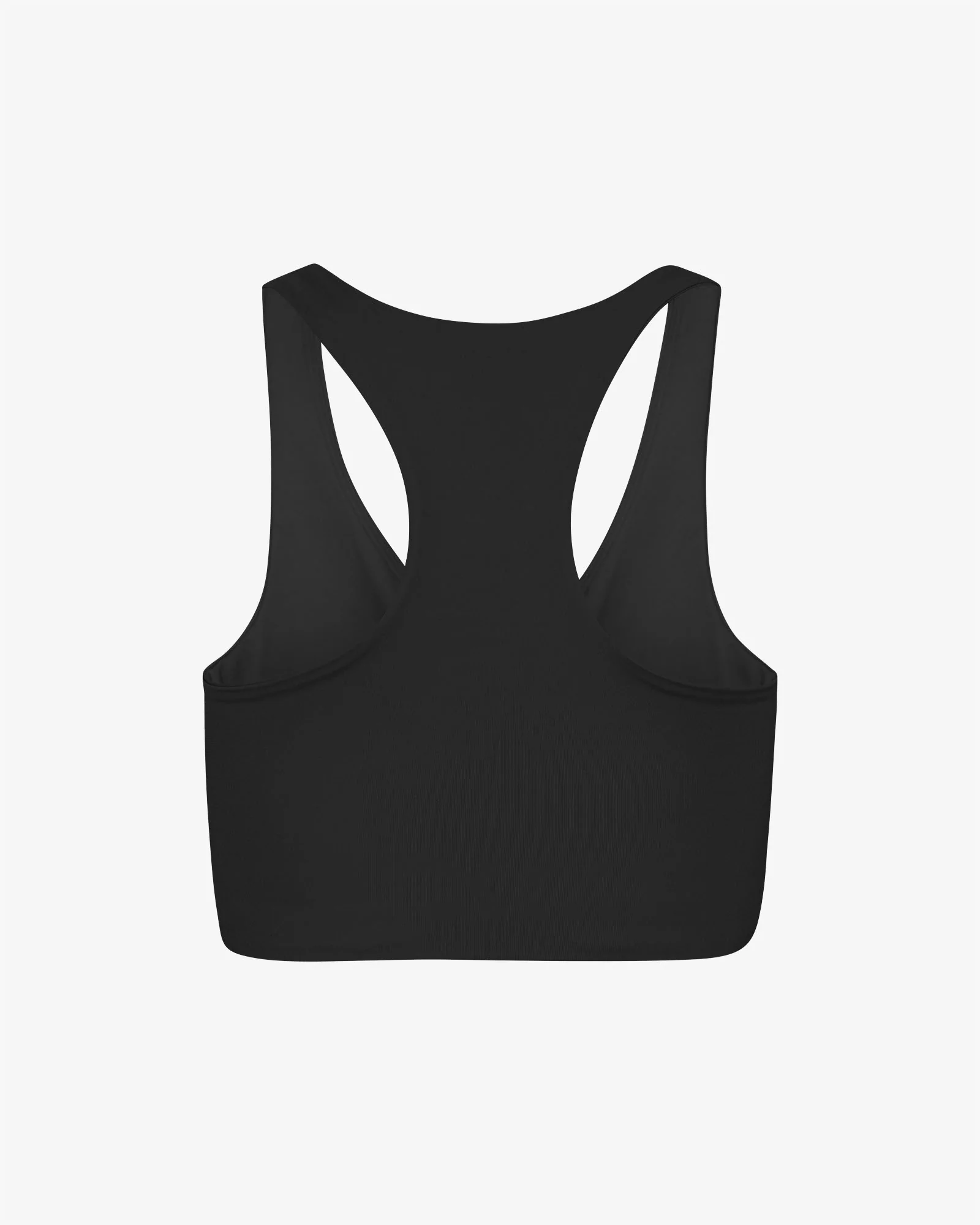Active Cropped Bra - Deep Black - Image 6