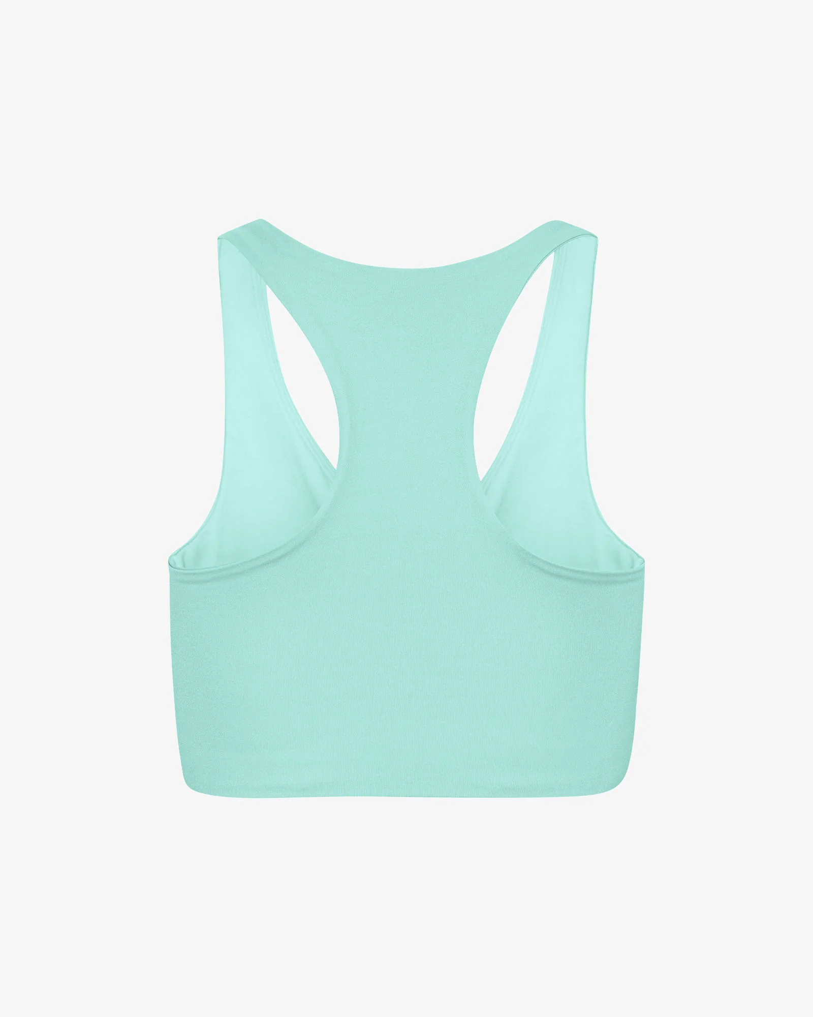 Active Cropped Bra - Teal Blue - Image 6