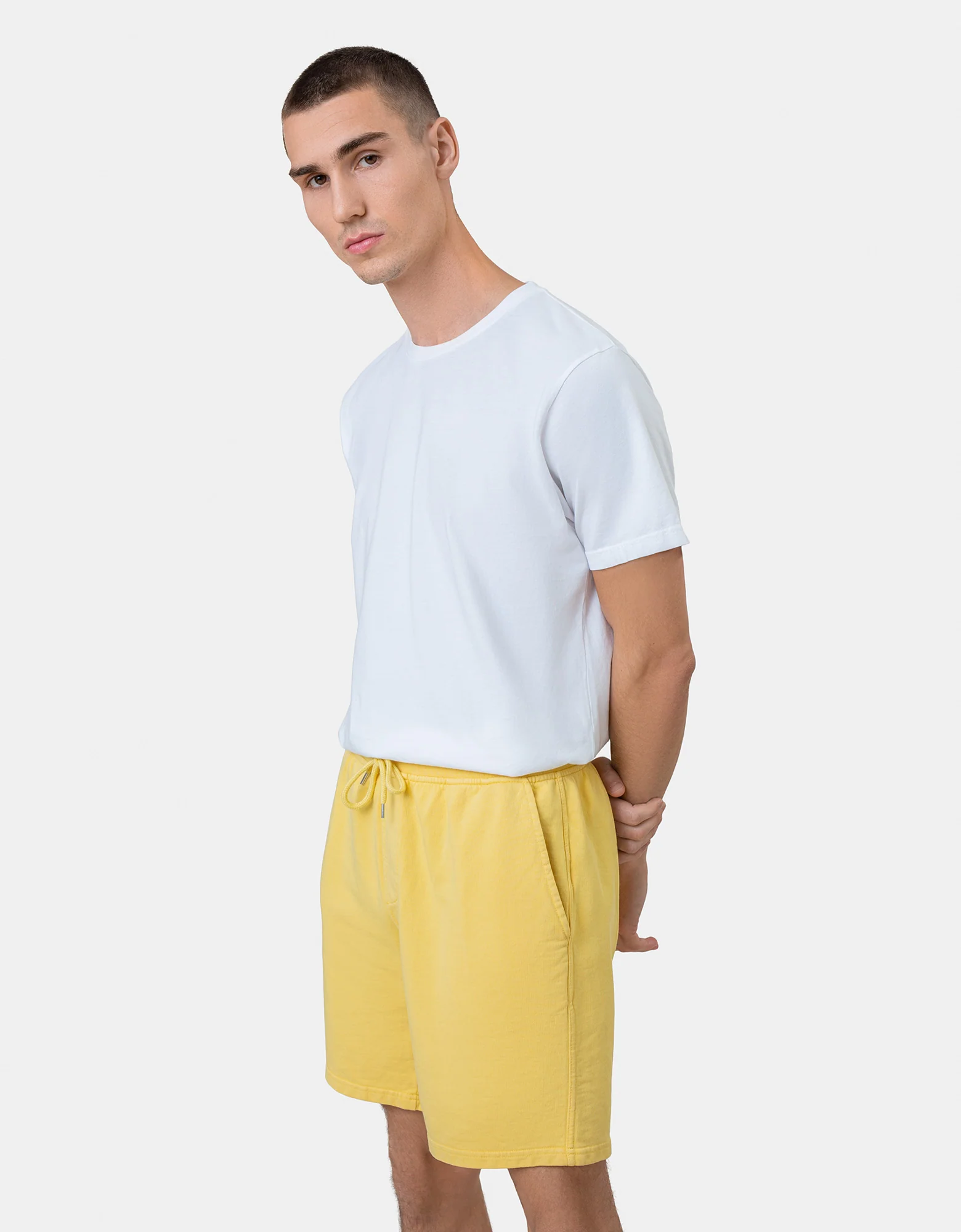 Classic Organic Sweatshorts - Coffee Brown - Image 3