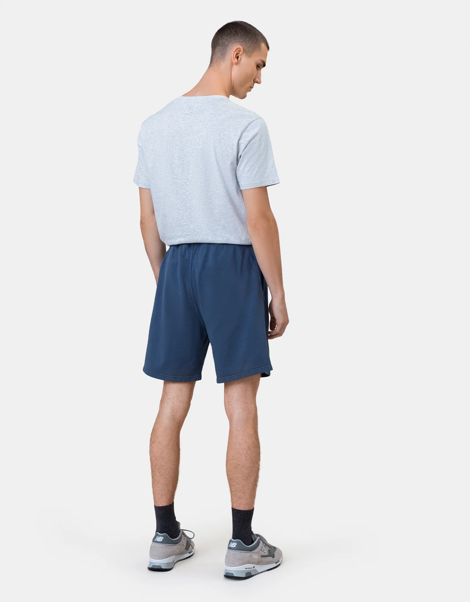 Classic Organic Sweatshorts - Pacific Blue - Image 4