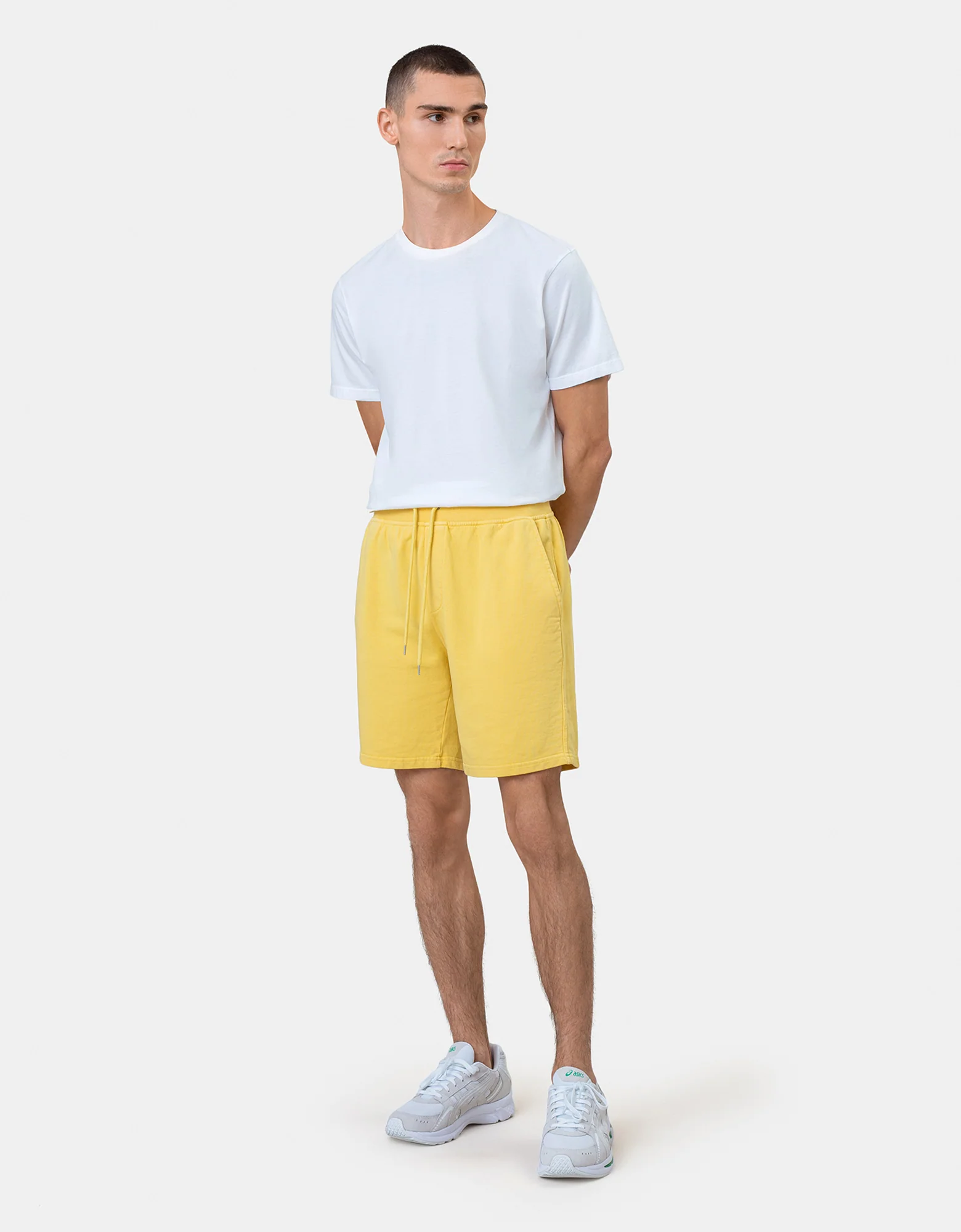 Classic Organic Sweatshorts - Snow Melange - Image 2