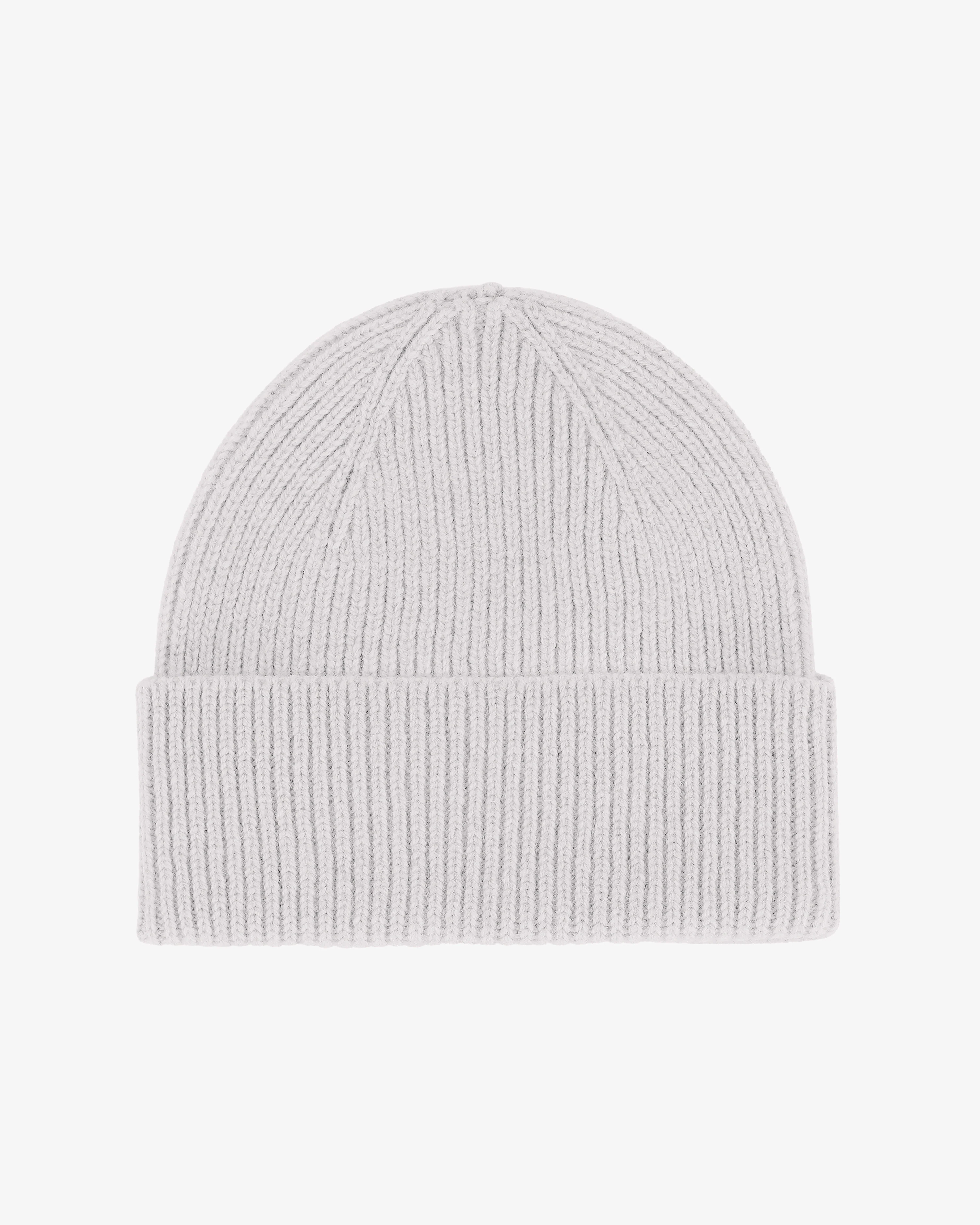 Merino Wool Beanie - Snow Melange