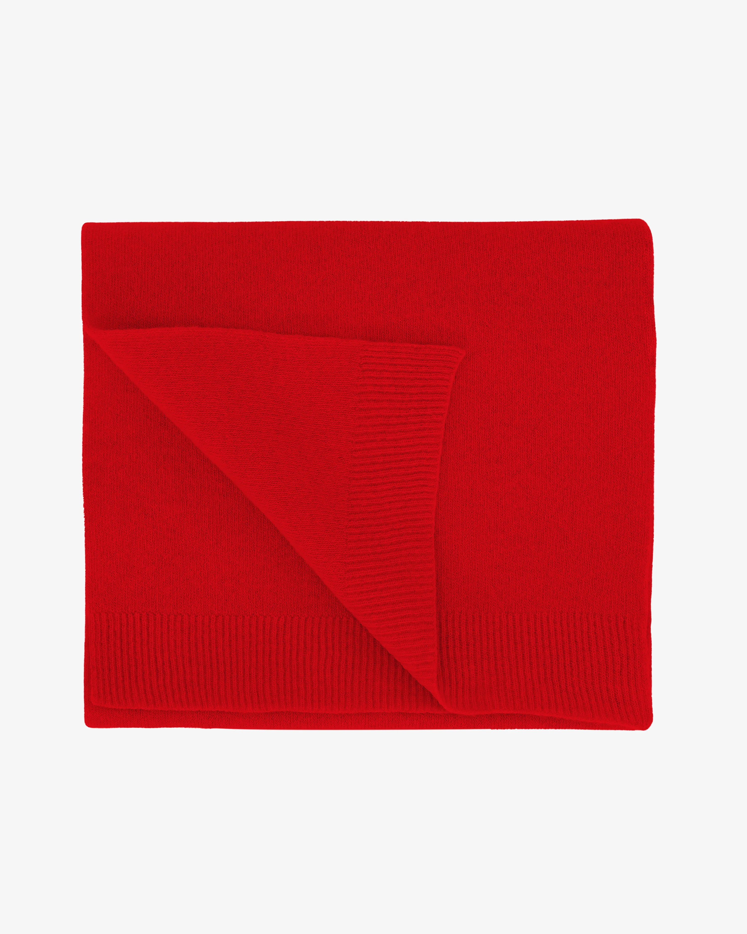 Merino Wool Beanie & Scarf - Scarlet Red - Image 3