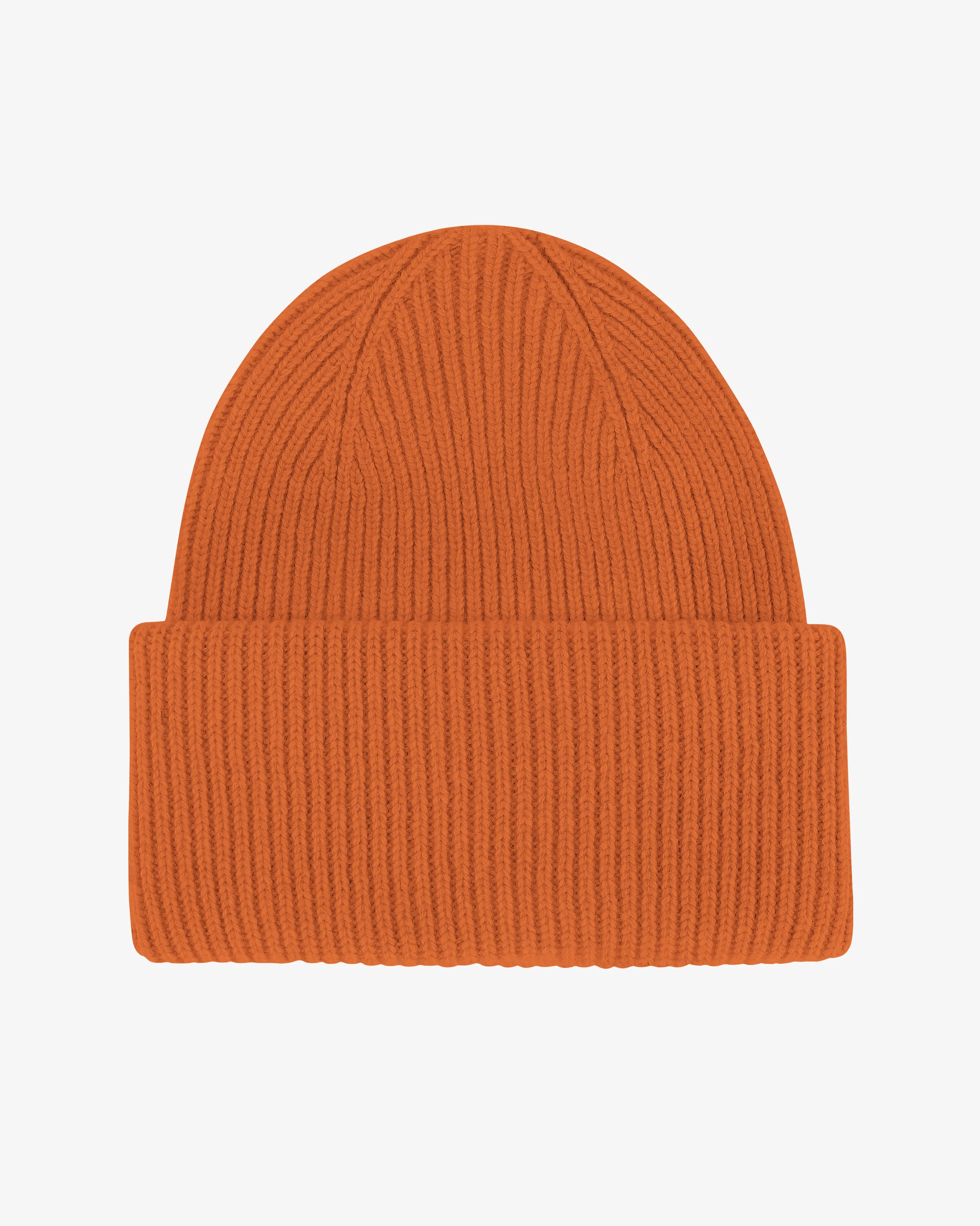 Merino Wool Hat - Burned Orange - Image 4