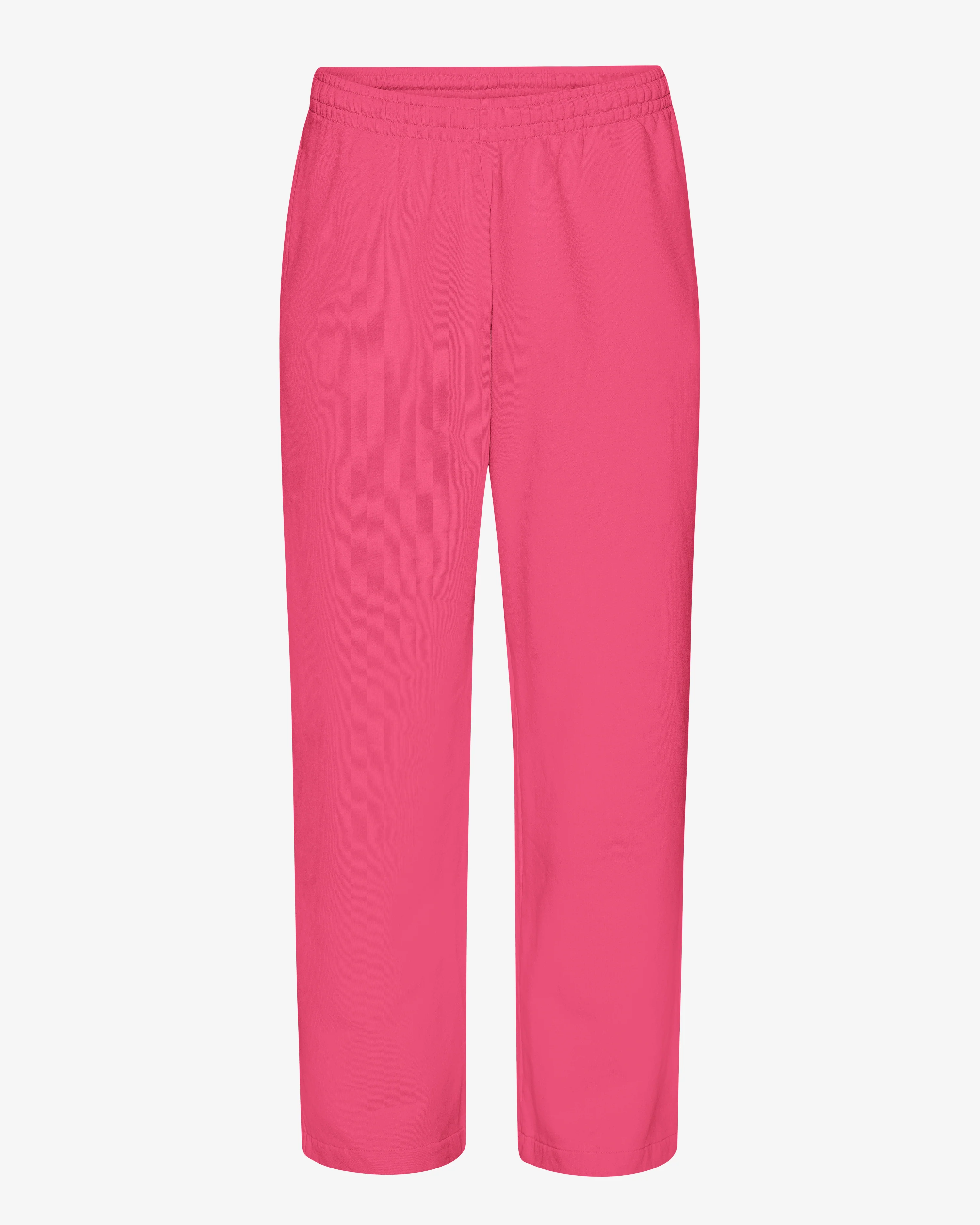 Organic Straight Leg Sweatpants - Bubblegum Pink