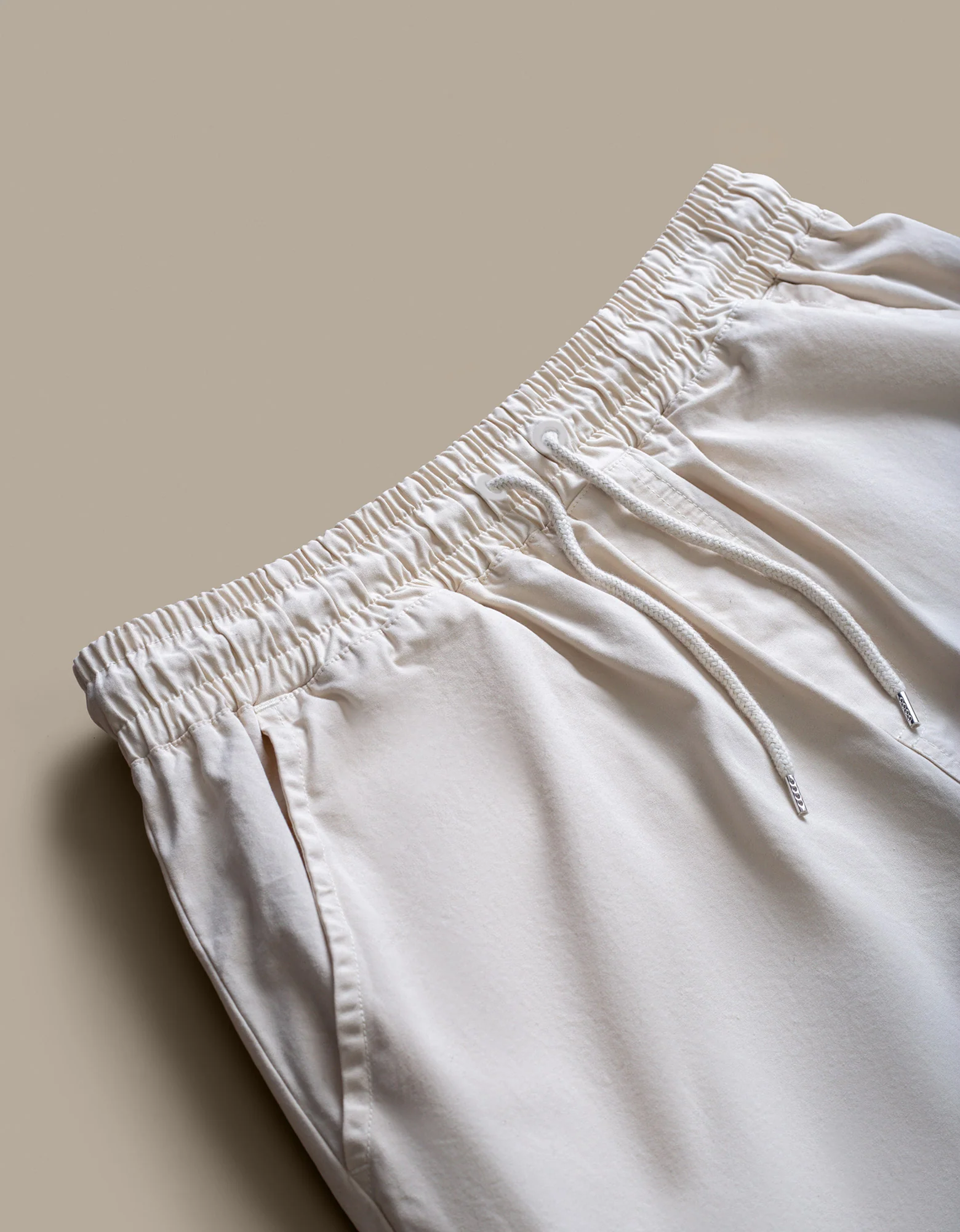 Organic Twill Shorts - Oyster Grey - Image 5
