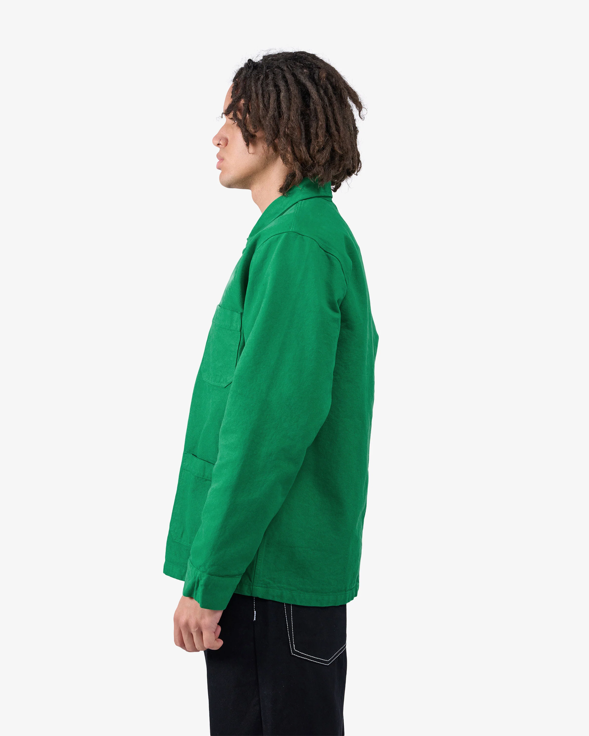 Organic Workwear Jacket - Desert Khaki - Image 3