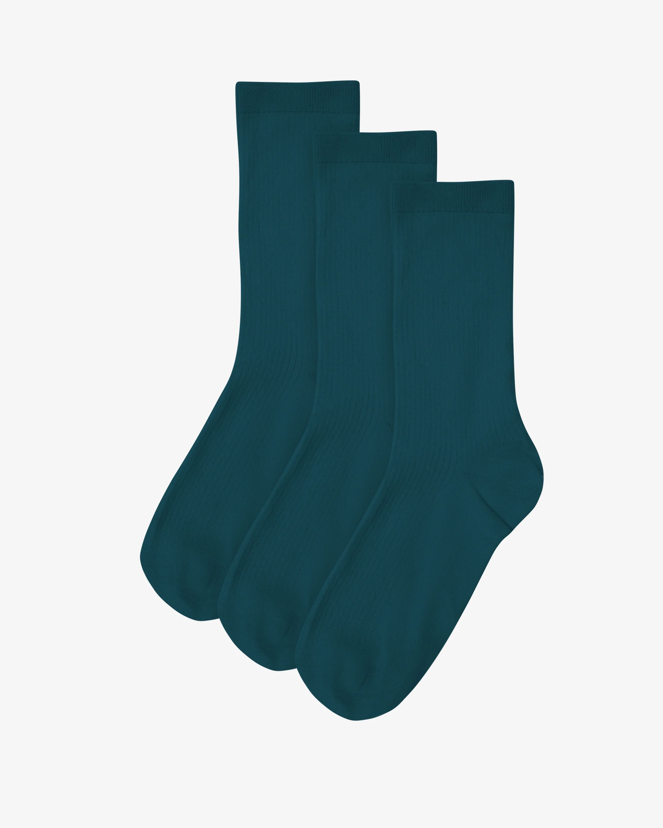 Women Classic Organic Sock - Ocean Green (3-Pack)