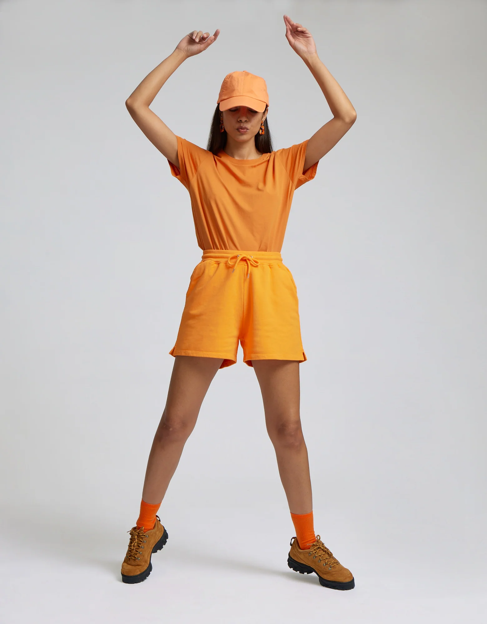 Women Organic Sweatshorts - Kelly Green - Image 2