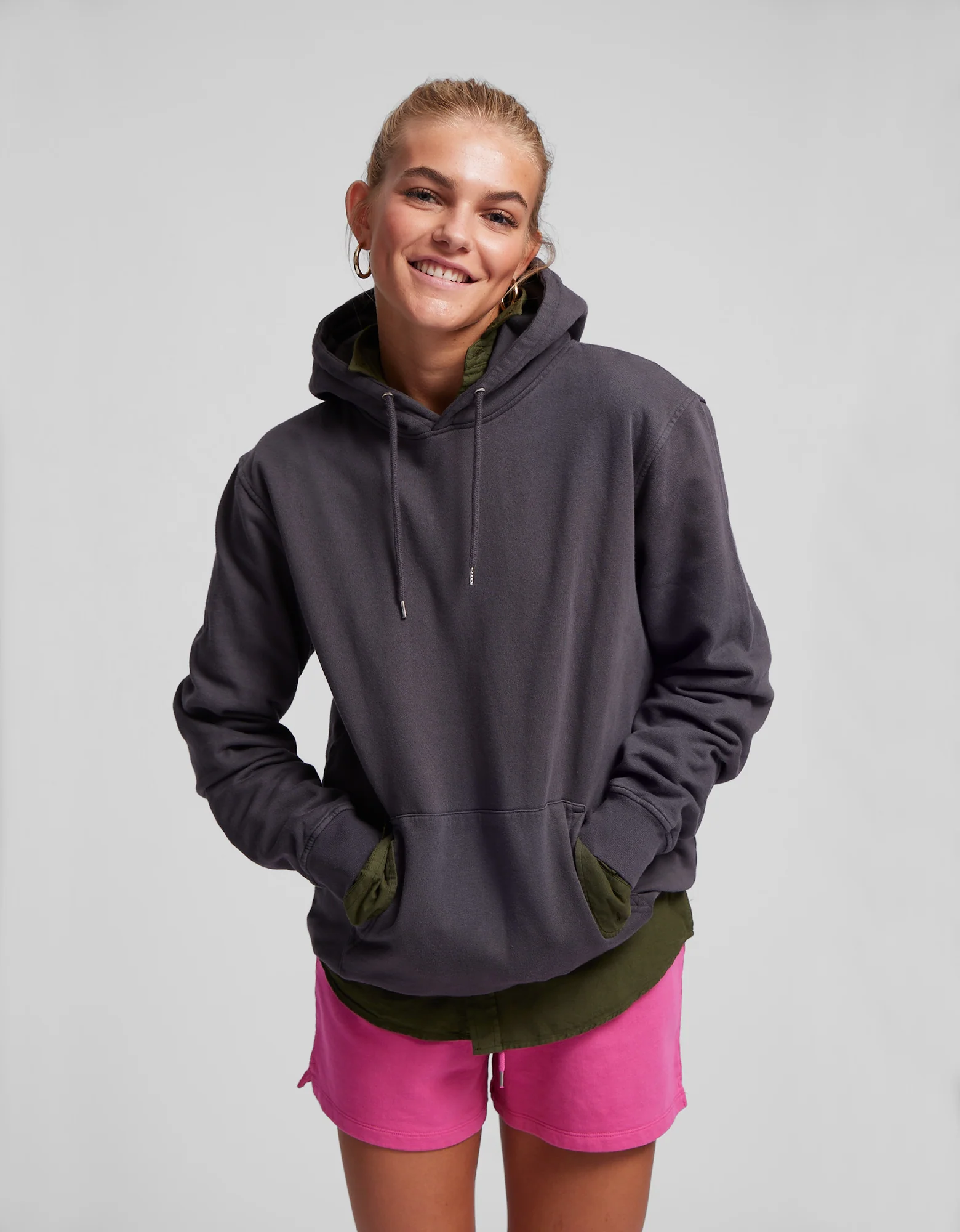 Women Organic Sweatshorts - Purple Haze - Image 2